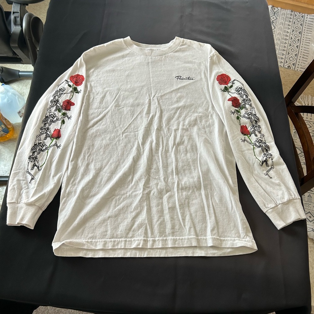 Men’s Primitive White Long Sleeve Tee